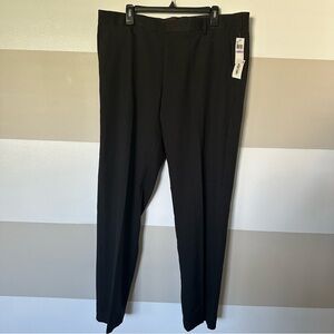 Van Heusan Men’s Slim Fit Dress Pants - Black - Size 38W x 32L